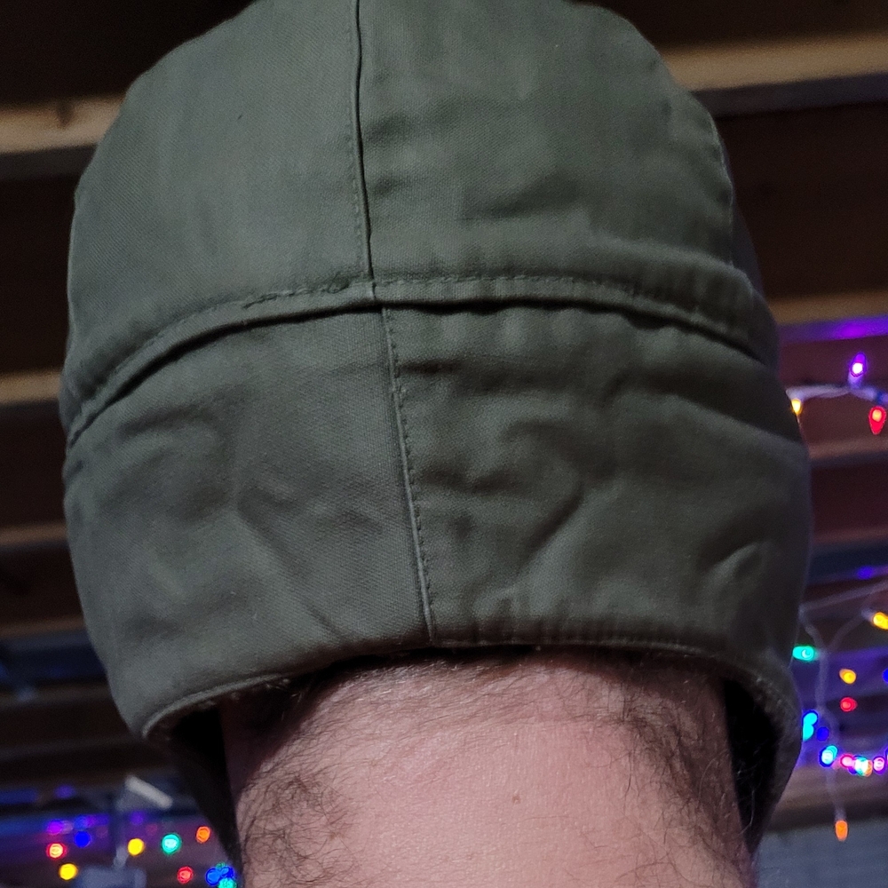 Vintage 1988 West German Army Winter Field Cap Size 7 3/4 (XXL) Military Surplus - Picture 7 of 7